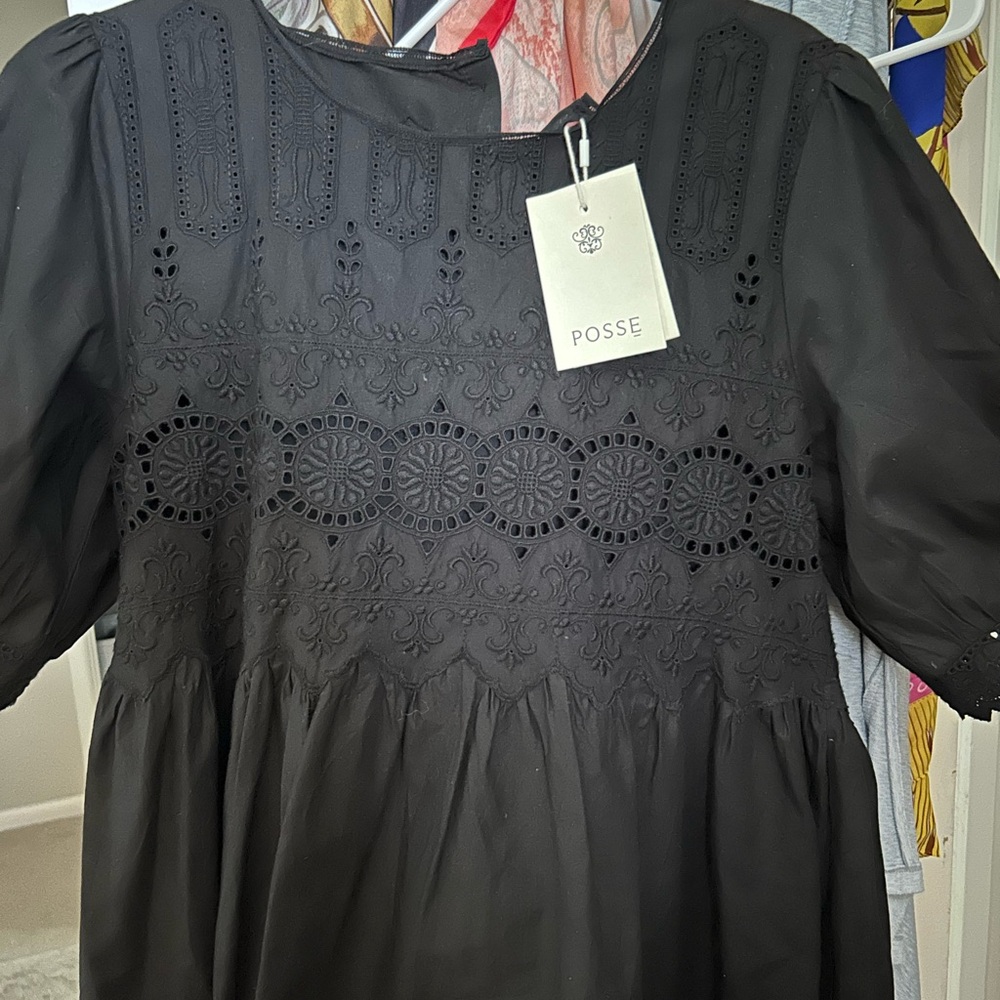 Posse Amelia Black Mini Dress